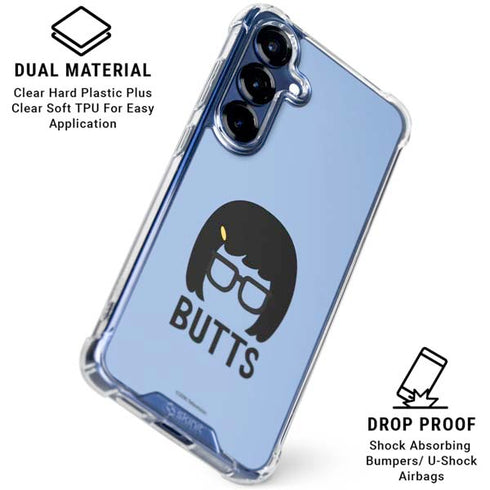 Bobs Burgers Butts Galaxy S25 Clear Case