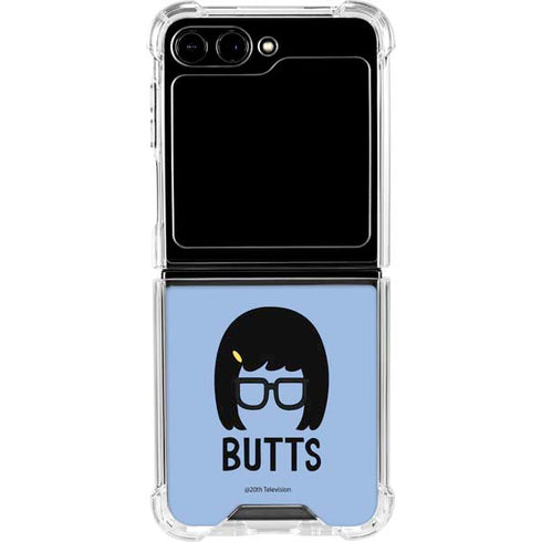 Bobs Burgers Butts Galaxy Z Flip5 5G Clear Case