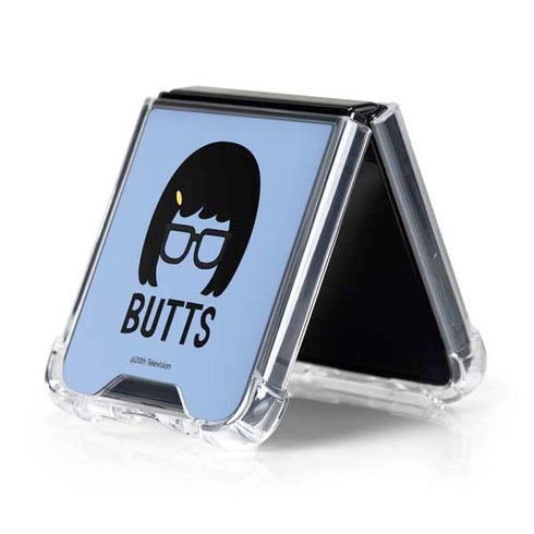 Bobs Burgers Butts Galaxy Z Flip5 5G Clear Case