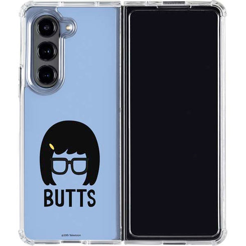 Bobs Burgers Butts Galaxy Z Fold5 5G Clear Case