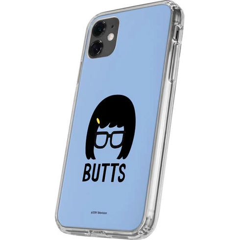 Bobs Burgers Butts iPhone 11 Clear Case