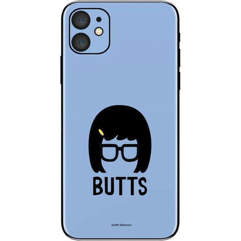 Bobs Burgers Butts iPhone 11 Skin
