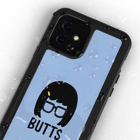 Bobs Burgers Butts iPhone 12 Mini Waterproof Case