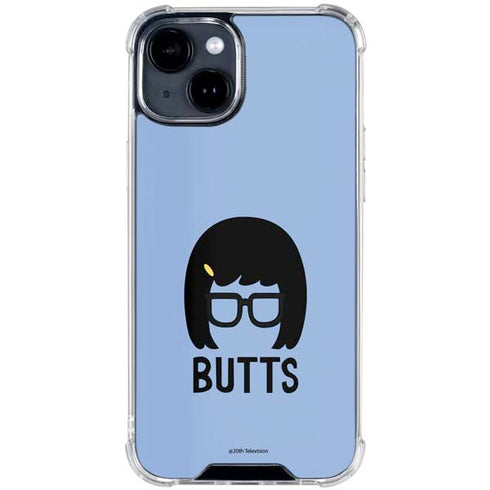 Bobs Burgers Butts iPhone 14 Plus Clear Case