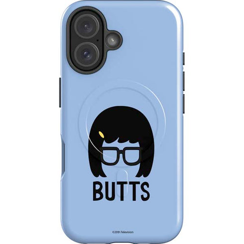 Bobs Burgers Butts iPhone 16 Magsafe Impact Case