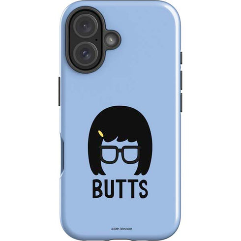 Bobs Burgers Butts iPhone 16 Plus Impact Case