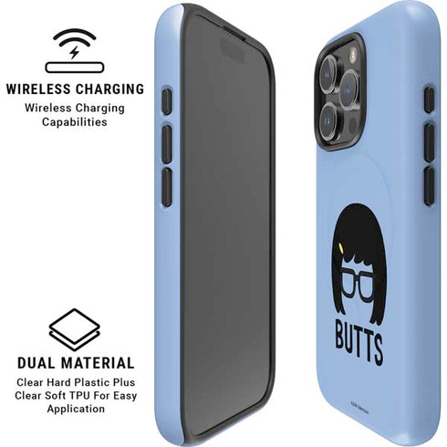 Bobs Burgers Butts iPhone 16 Pro Max Magsafe Impact Case
