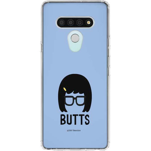 Bobs Burgers Butts LG Stylo 6 Clear Case
