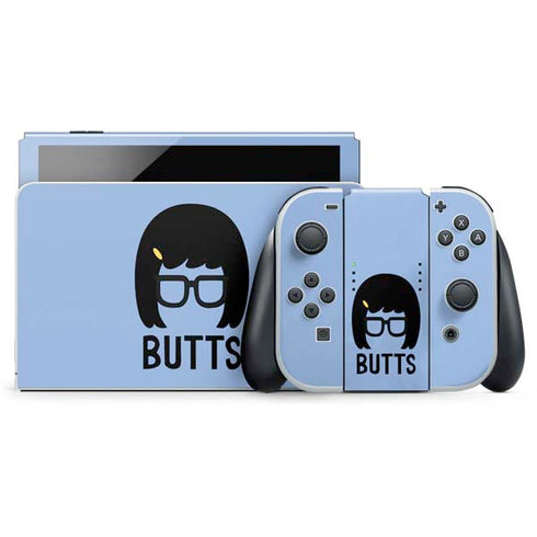 Bobs Burgers Butts Nintendo Switch OLED (2021) Skin