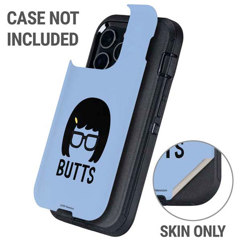 Bobs Burgers Butts Otterbox Defender iPhone Skin