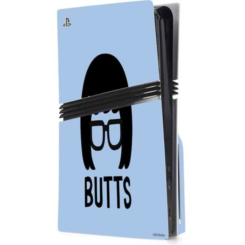 Bobs Burgers Butts PS5 Pro Disk Console Skin