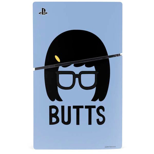 Bobs Burgers Butts PS5 Slim Digital Edition Console Skin