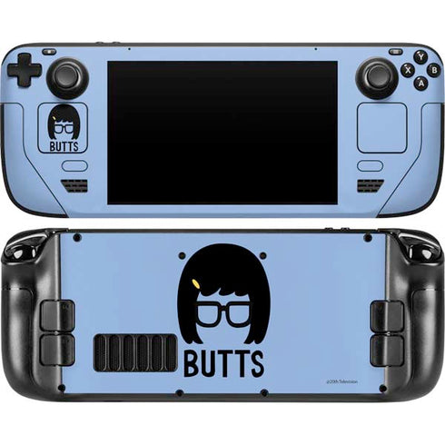 Bobs Burgers Butts Steam Deck Handheld Gaming Computer Skin