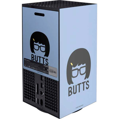 Bobs Burgers Butts XBox Series X Digital Edition Console Skin