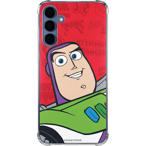Disney Toy Story Buzz Lightyear Galaxy A55 5G Clear Case
