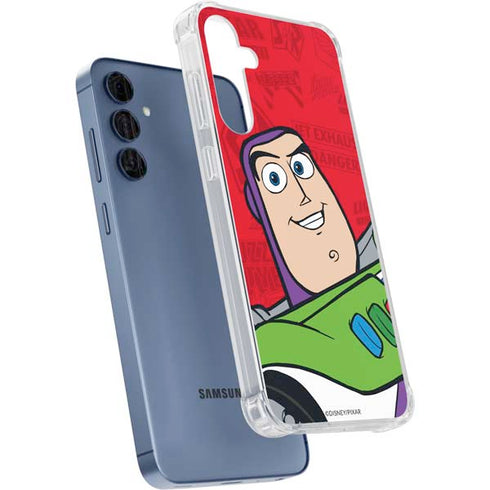 Disney Toy Story Buzz Lightyear Galaxy A55 5G Clear Case