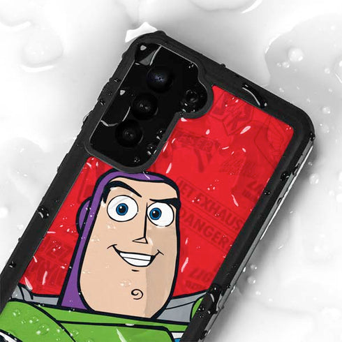 Disney Toy Story Buzz Lightyear Galaxy S24 Plus Waterproof Case