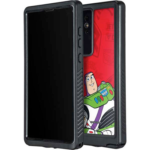 Disney Toy Story Buzz Lightyear Galaxy S24 Ultra Waterproof Case