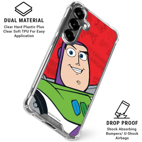 Disney Toy Story Buzz Lightyear Galaxy S26 Clear Case