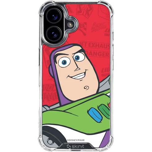 Disney Toy Story Buzz Lightyear iPhone 16 Plus Clear Case