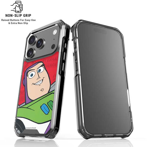 Disney Toy Story Buzz Lightyear iPhone 18 Pro Clear Case