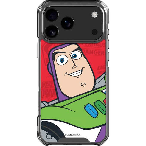 Disney Toy Story Buzz Lightyear iPhone 18 Pro Max Clear Case