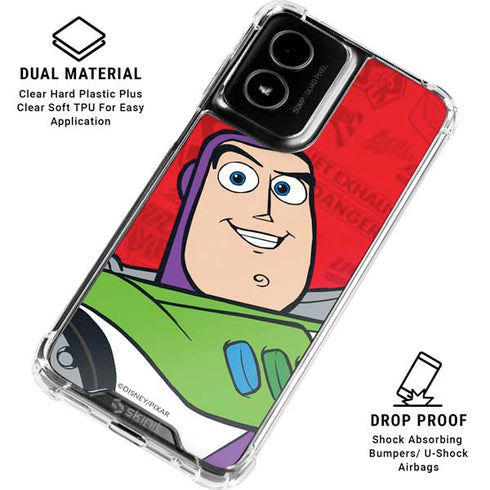 Disney Toy Story Buzz Lightyear Moto G Power 5G (2024) Clear Case