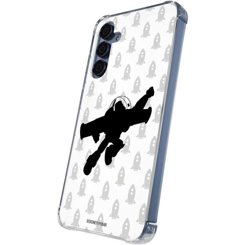 Disney Toy Story Buzz Lightyear Silhouette Galaxy A35 5G Clear Case