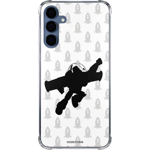 Disney Toy Story Buzz Lightyear Silhouette Galaxy A55 5G Clear Case