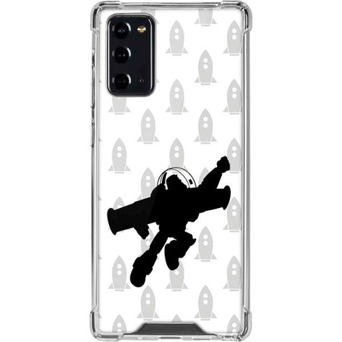Disney Toy Story Buzz Lightyear Silhouette Galaxy Note20 5G Clear Case