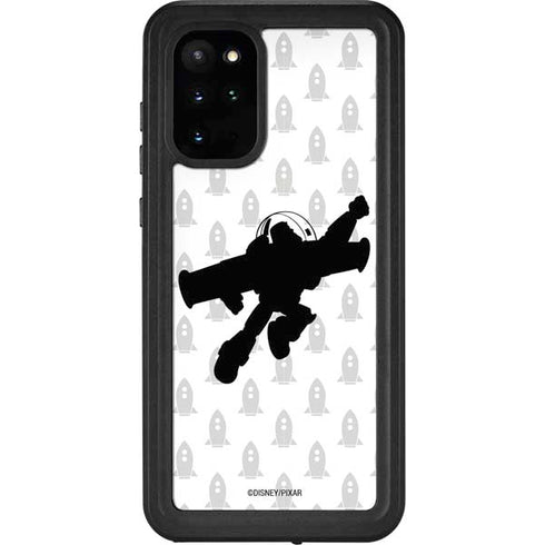 Disney Toy Story Buzz Lightyear Silhouette Galaxy S20 Plus Waterproof Case