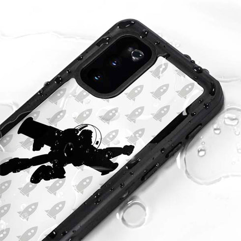 Disney Toy Story Buzz Lightyear Silhouette Galaxy S20 Waterproof Case