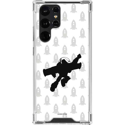 Disney Toy Story Buzz Lightyear Silhouette Galaxy S23 Ultra Clear Case