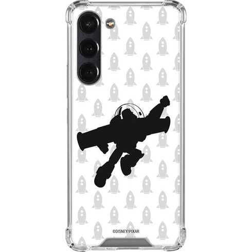 Disney Toy Story Buzz Lightyear Silhouette Galaxy S24 FE Clear Case