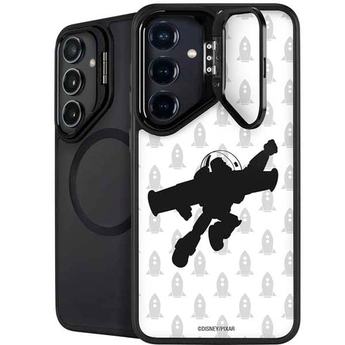 Disney Toy Story Buzz Lightyear Silhouette Galaxy S25 Kickstand Case