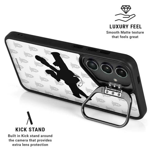 Disney Toy Story Buzz Lightyear Silhouette Galaxy S25 Kickstand Case