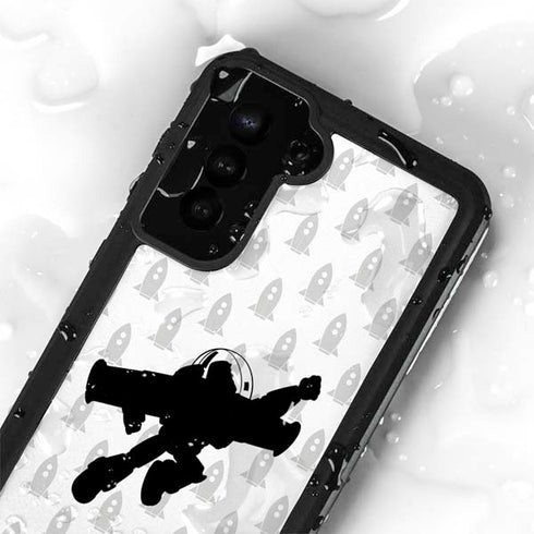 Disney Toy Story Buzz Lightyear Silhouette Galaxy S24 Plus Waterproof Case