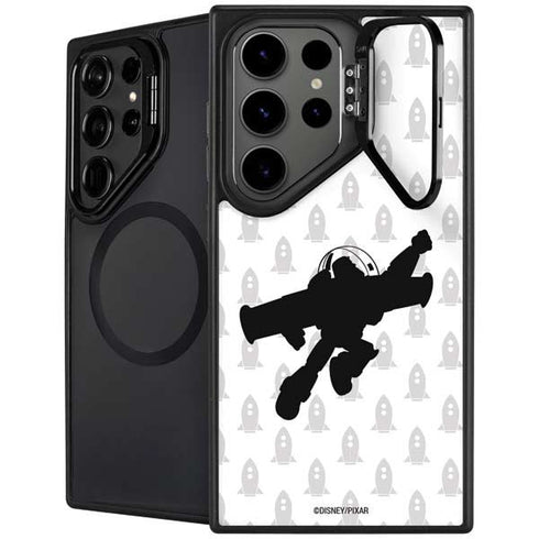 Disney Toy Story Buzz Lightyear Silhouette Galaxy S25 Ultra Kickstand Case