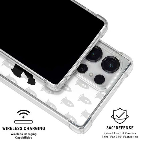 Disney Toy Story Buzz Lightyear Silhouette Galaxy S25 Ultra Clear Case