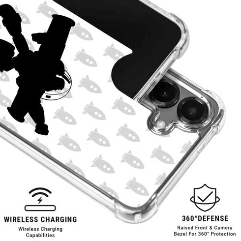 Disney Toy Story Buzz Lightyear Silhouette Galaxy S26 Clear Case
