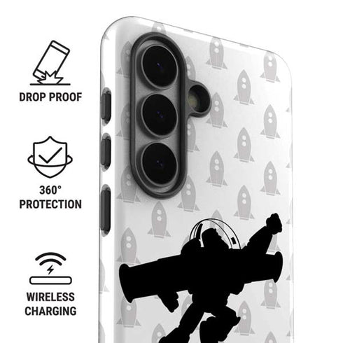 Disney Toy Story Buzz Lightyear Silhouette Galaxy S26 Impact Case