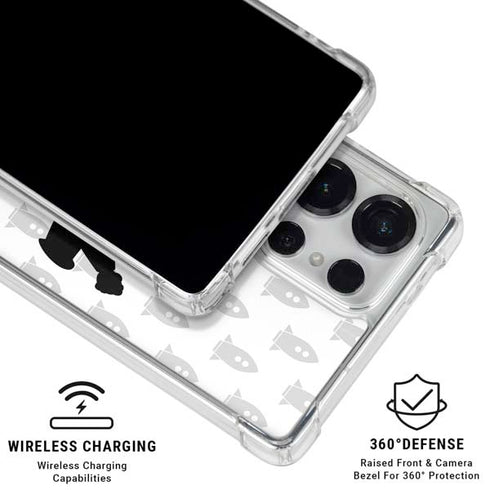 Disney Toy Story Buzz Lightyear Silhouette Galaxy S26 Ultra Clear Case