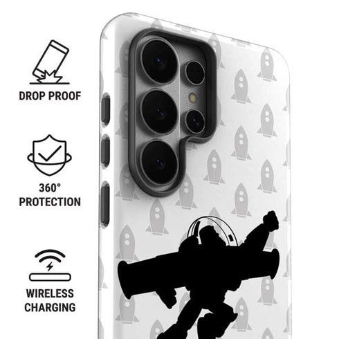 Disney Toy Story Buzz Lightyear Silhouette Galaxy S26 Ultra Impact Case