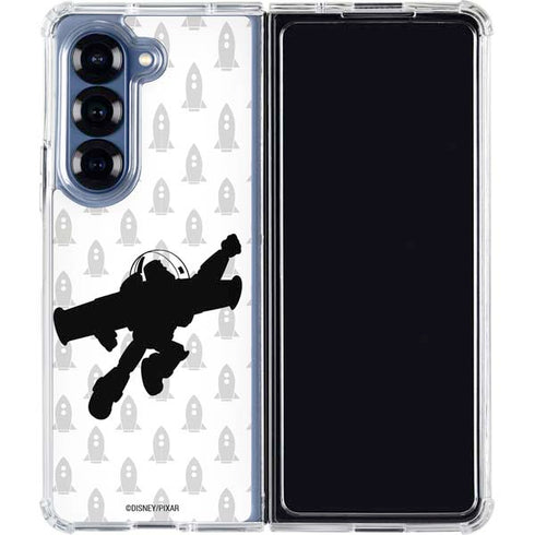 Disney Toy Story Buzz Lightyear Silhouette Galaxy Z Fold6 Clear Case