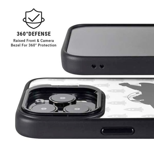 Disney Toy Story Buzz Lightyear Silhouette iPhone 15 Pro Max Kickstand Case