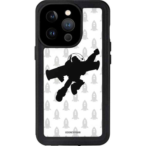 Disney Toy Story Buzz Lightyear Silhouette iPhone 15 Pro Waterproof Case