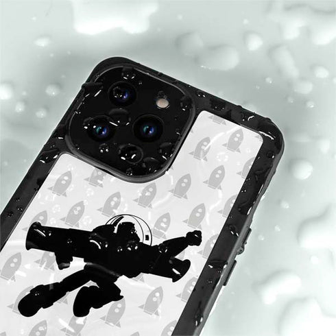 Disney Toy Story Buzz Lightyear Silhouette iPhone 15 Pro Waterproof Case