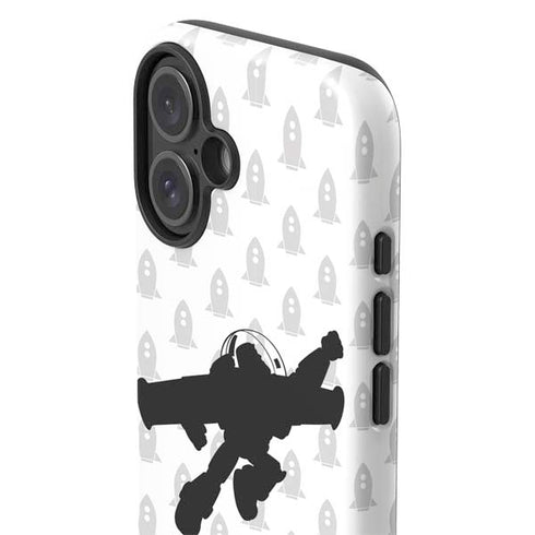 Disney Toy Story Buzz Lightyear Silhouette iPhone 16 Plus Impact Case