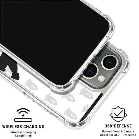 Disney Toy Story Buzz Lightyear Silhouette iPhone 16 Pro Clear Case