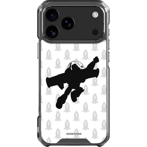 Disney Toy Story Buzz Lightyear Silhouette iPhone 18 Pro Max Clear Case